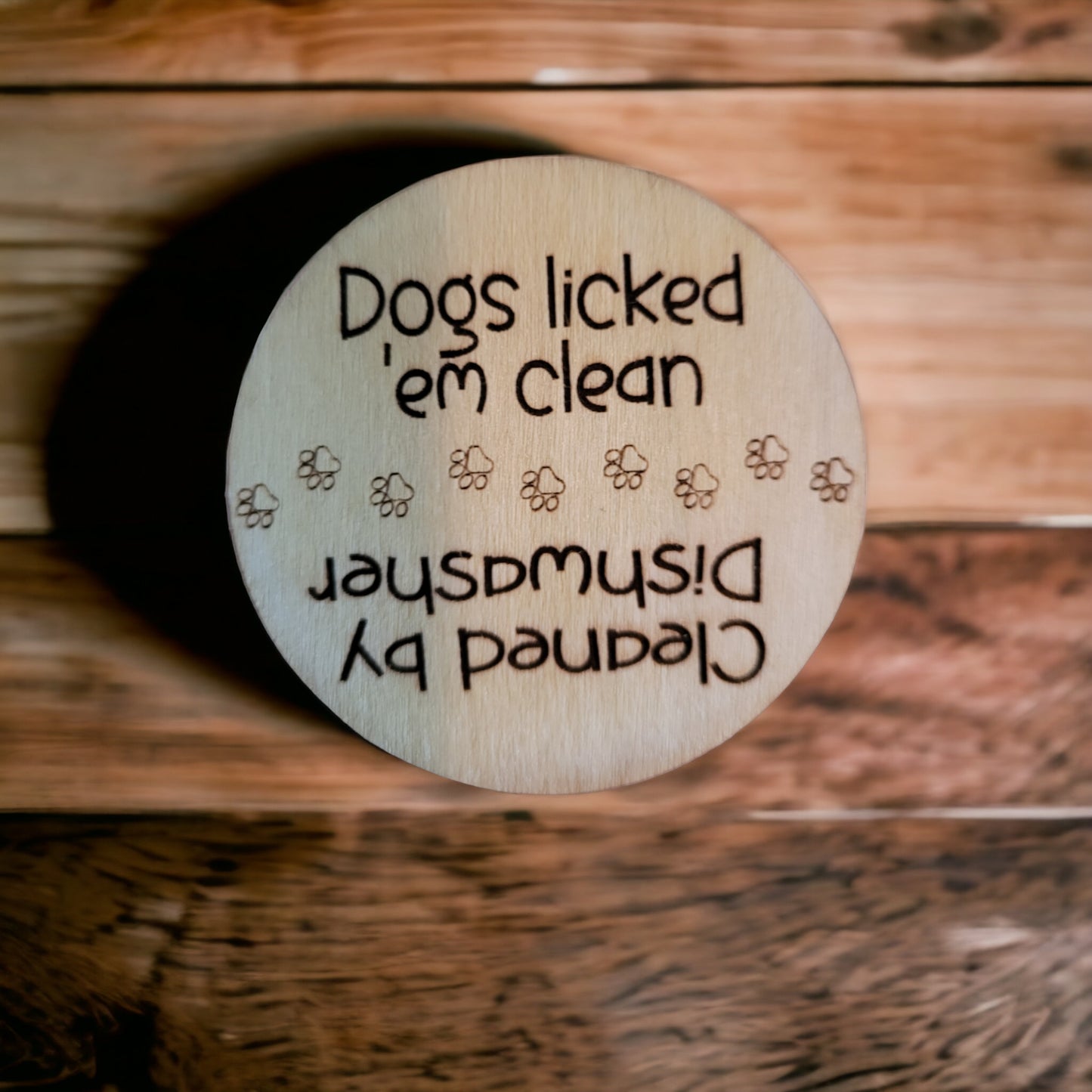 Dogs licked 'em clean Dishwasher Magnet